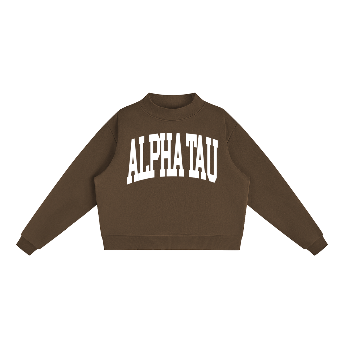 Alpha Sigma Tau Mock Neck Sweatshirt
