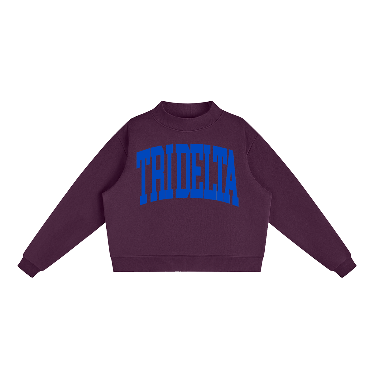 Tri Delta Big Mock Neck Sweatshirt