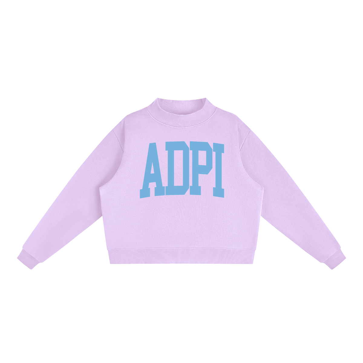 Alpha Delta Pi Big Mock Neck Sweatshirt