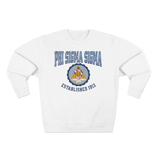 Phi Sigma Sigma Crest Sweatshirt - Ivy Society