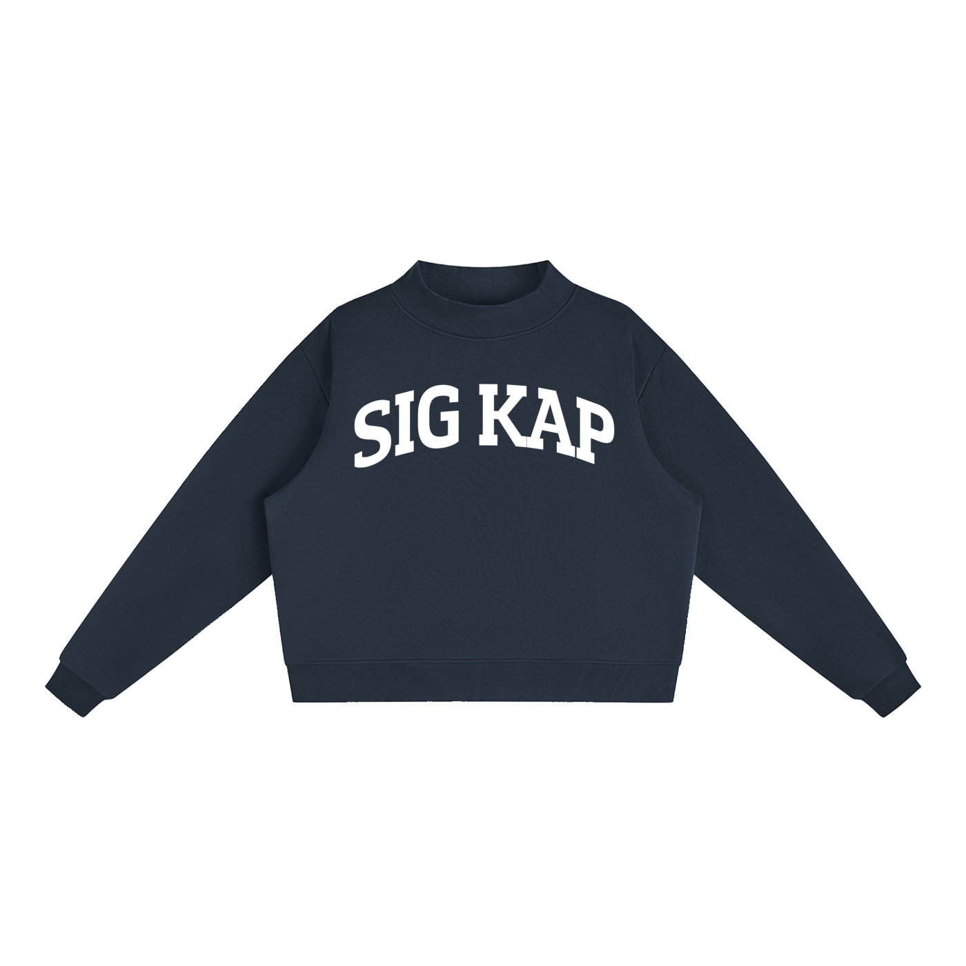 Sigma Kappa Mock Neck Sweatshirt