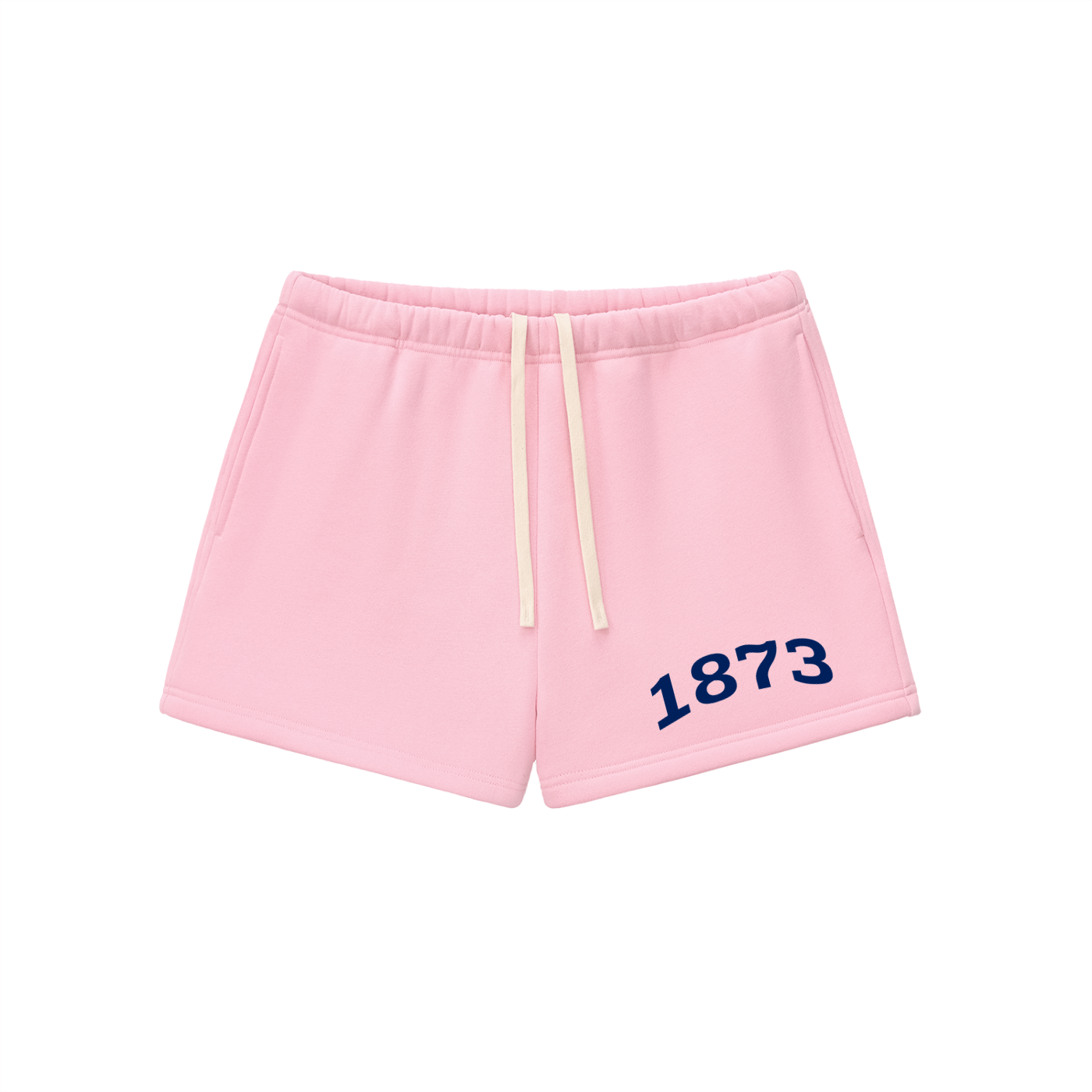 Navy Delta Gamma Fleece Drawstring Shorts - Ivy Society