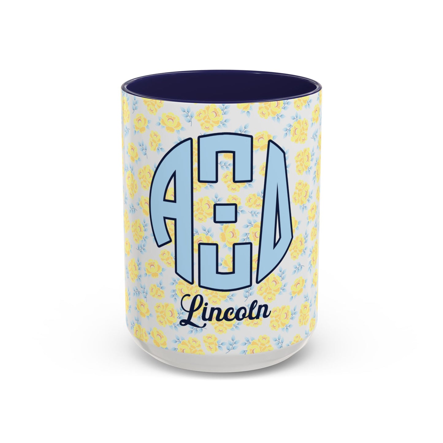 Alpha Xi Delta Personalized Flower Mug - Ivy Society