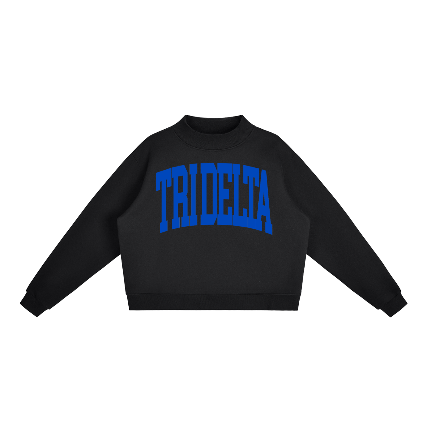 Tri Delta Big Mock Neck Sweatshirt - Ivy Society