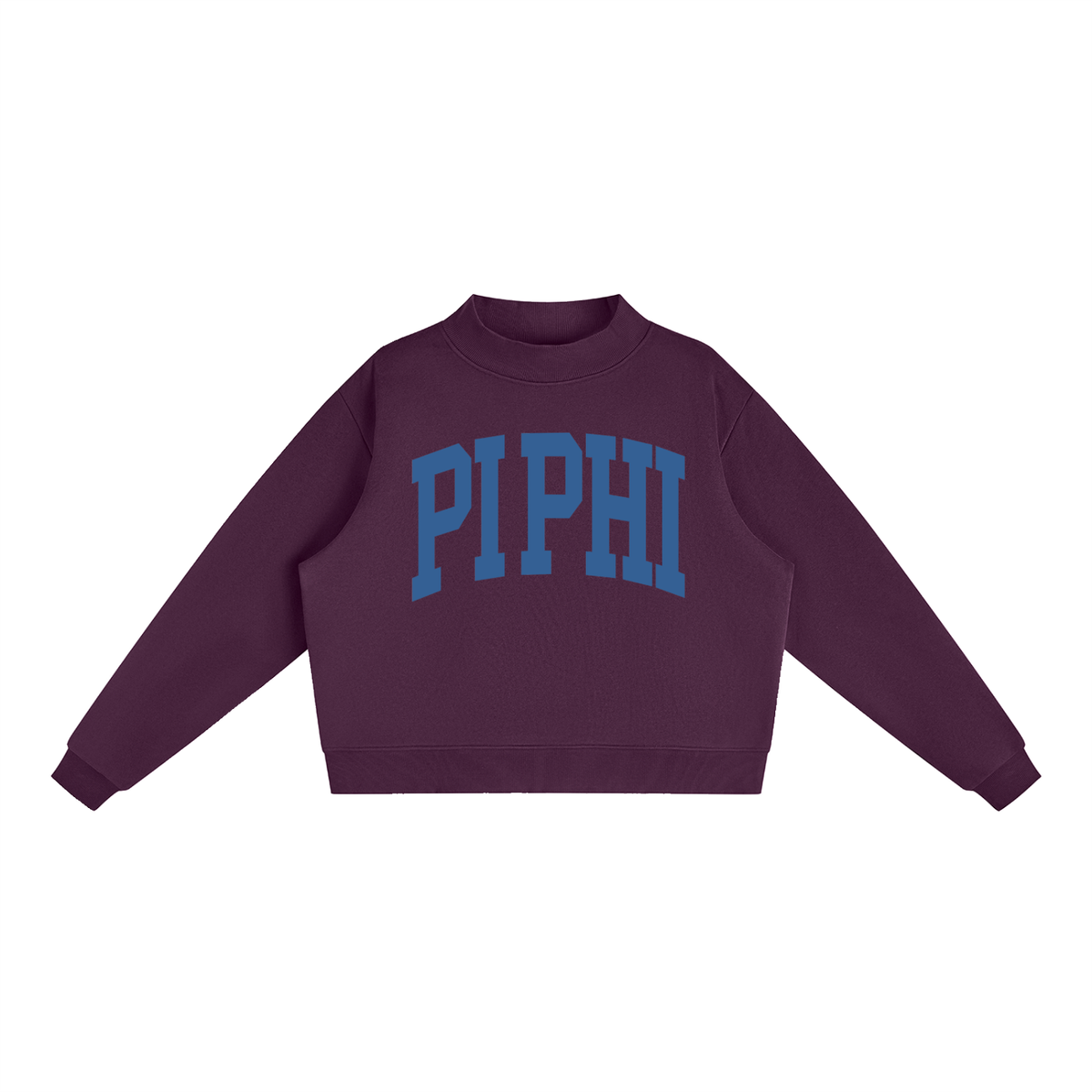 Pi Beta Phi Big Mock Neck Sweatshirt