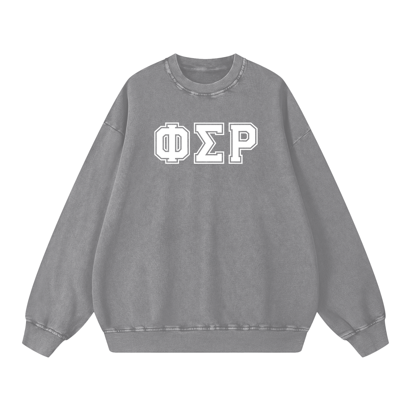Phi Sigma Rho Letters Oversized Sweatshirt - Ivy Society