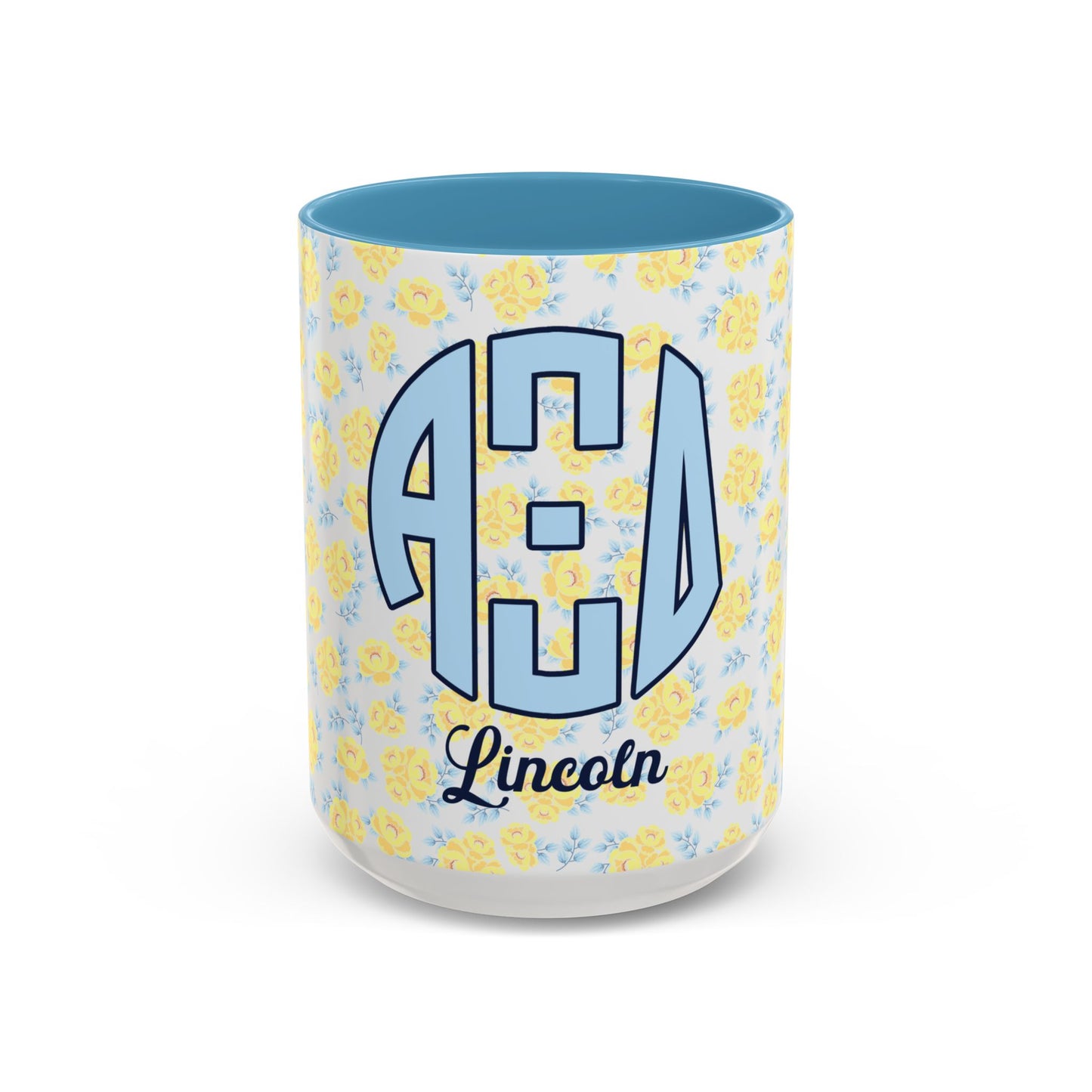 Alpha Xi Delta Personalized Flower Mug - Ivy Society