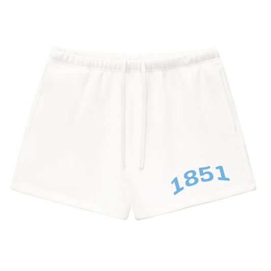 Blue Alpha Delta Pi Fleece Drawstring Shorts