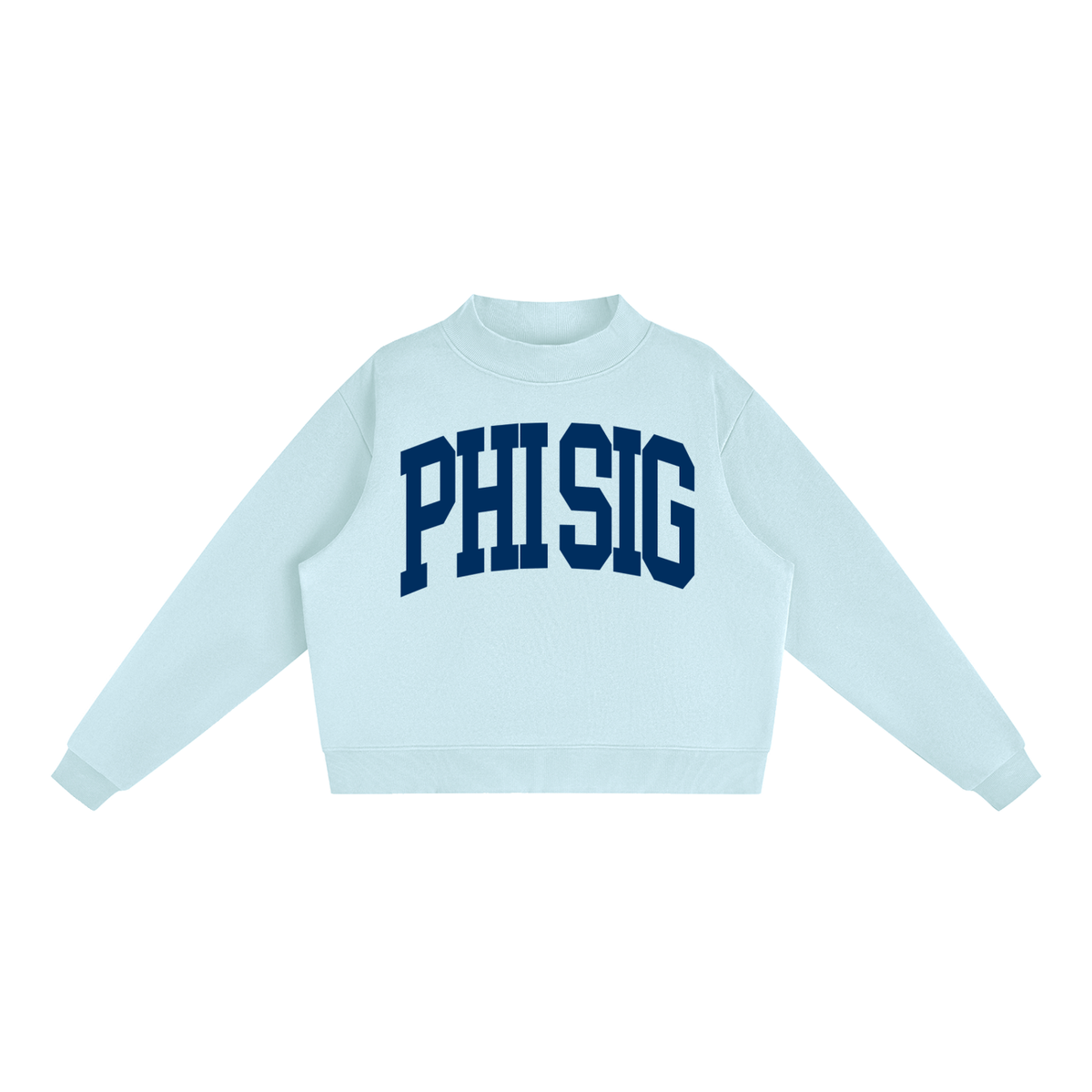 Phi Sig Mock Neck Sweatshirt