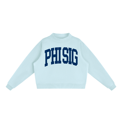 Phi Sig Mock Neck Sweatshirt