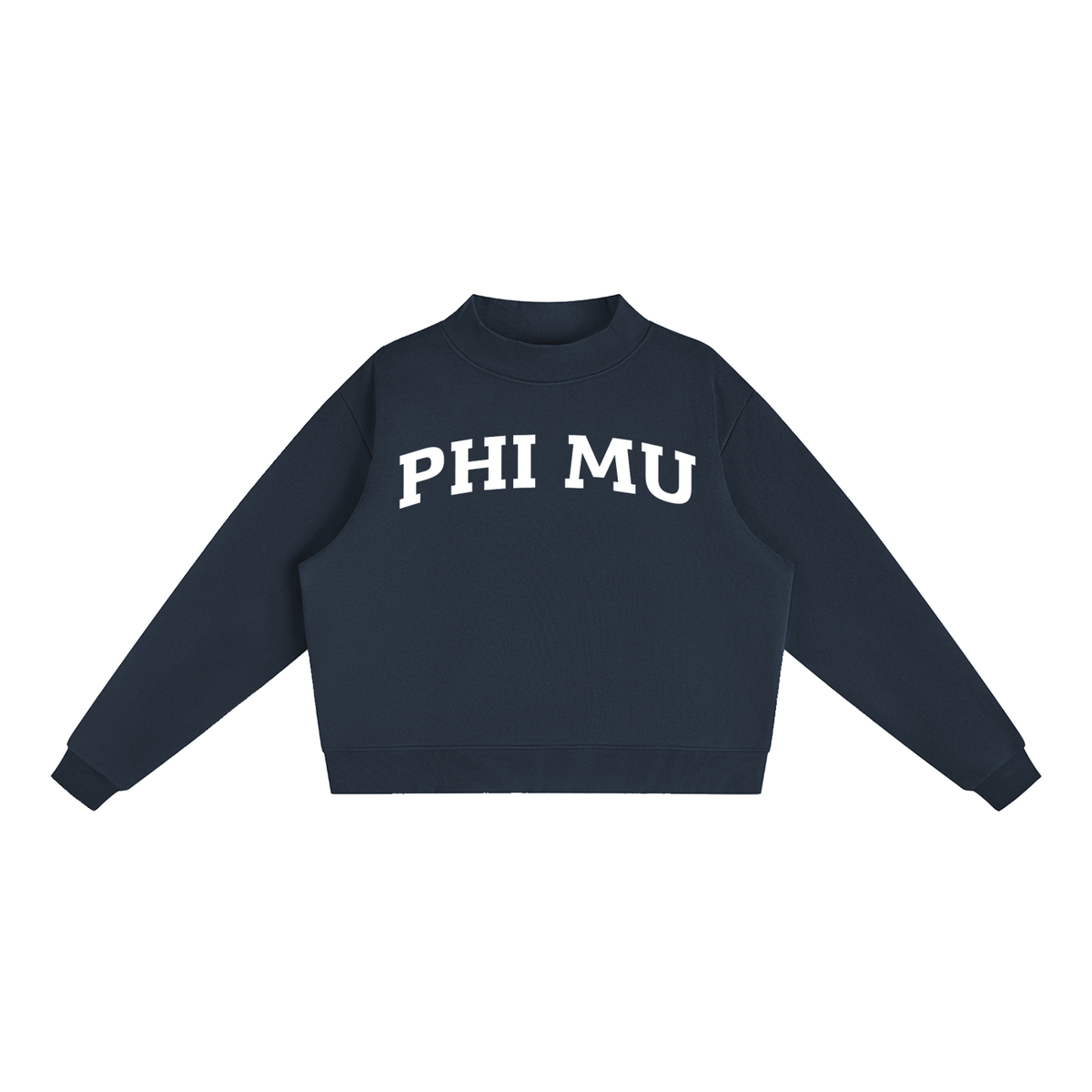 Phi Mu Mock Neck Sweatshirt