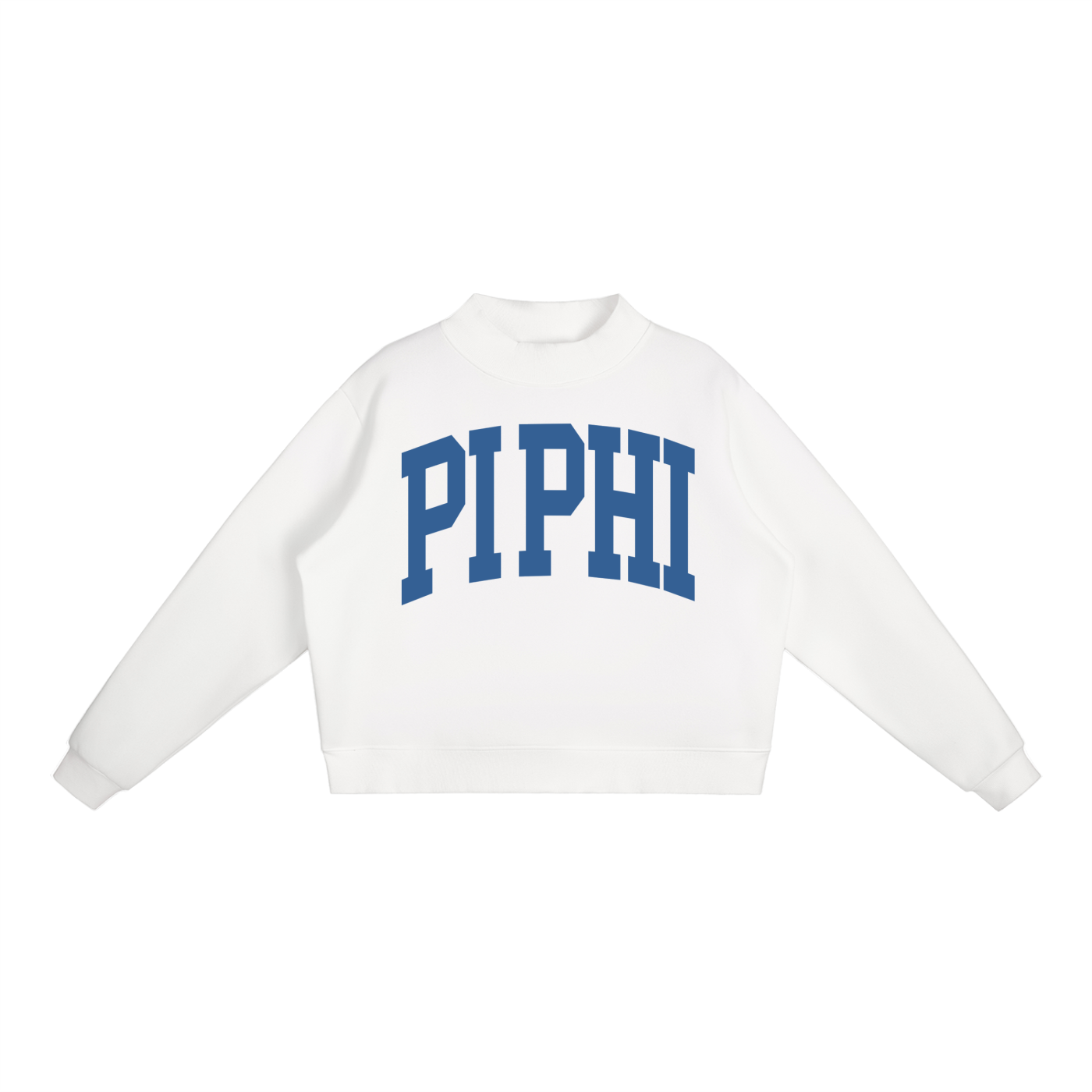 Pi Beta Phi Big Mock Neck Sweatshirt - Ivy Society