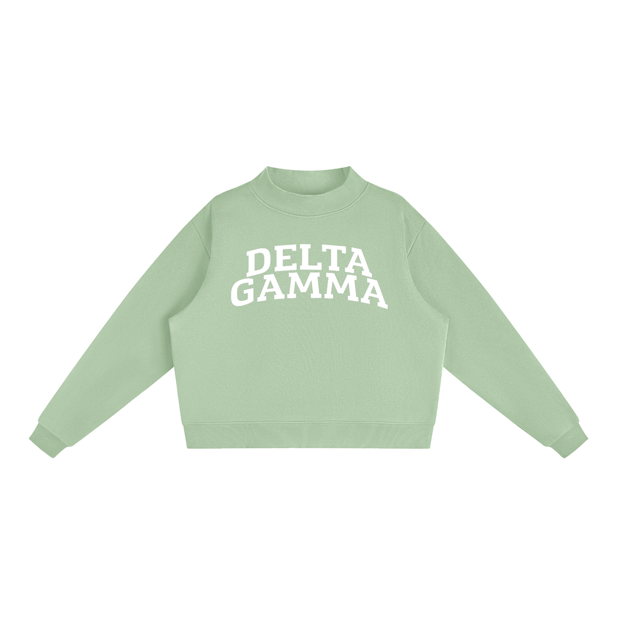 Delta Gamma Mock Neck Sweatshirt