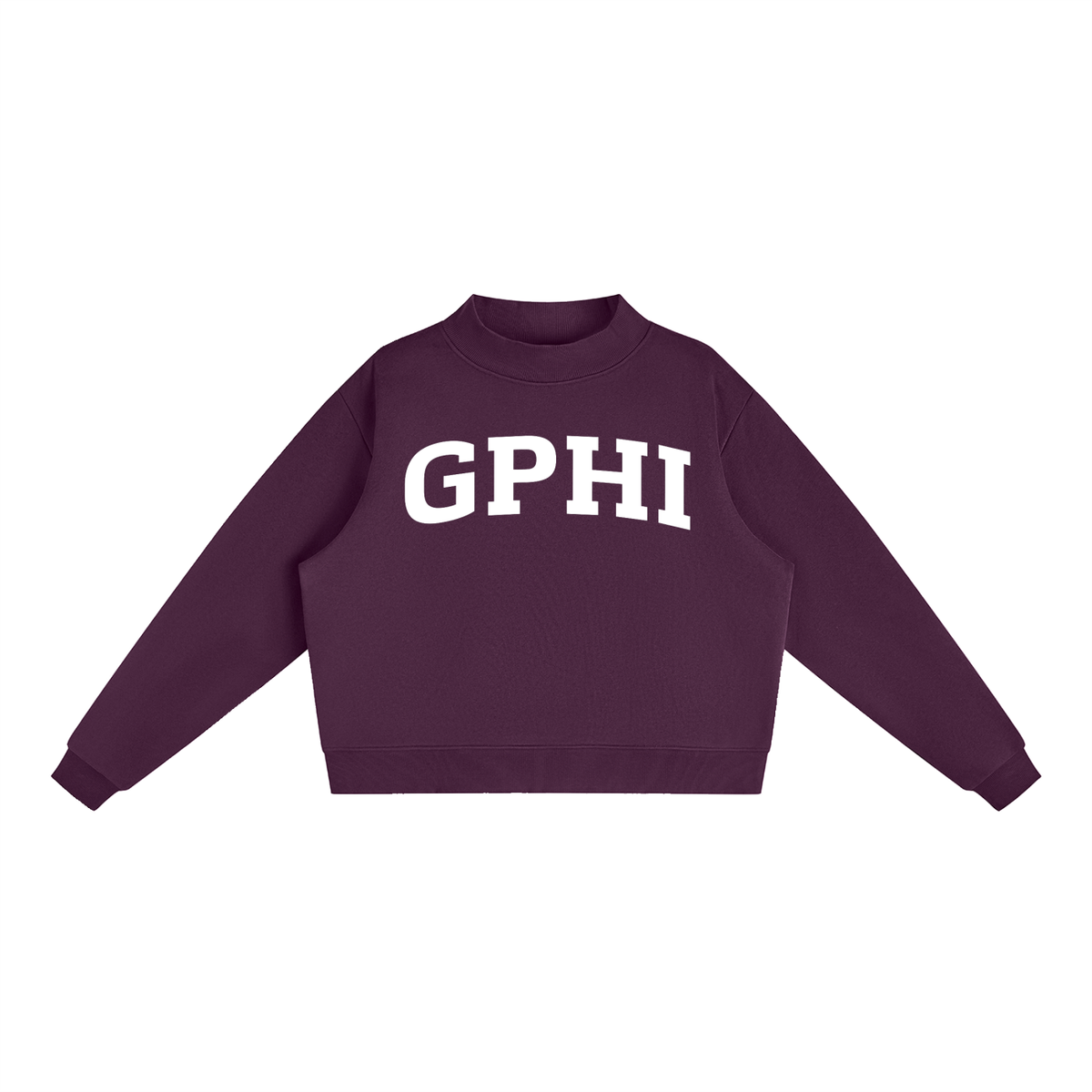 Gamma Phi Beta Mock Neck Sweatshirt