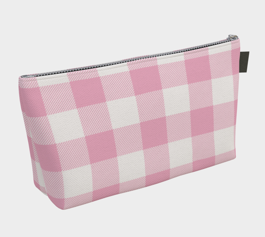 Alpha Xi Delta Personalizee Gingham Makeup Bag