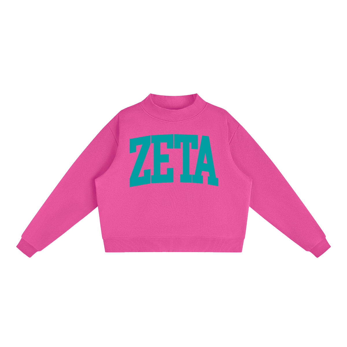 Zeta Tau Alpha Big Mock Neck Sweatshirt