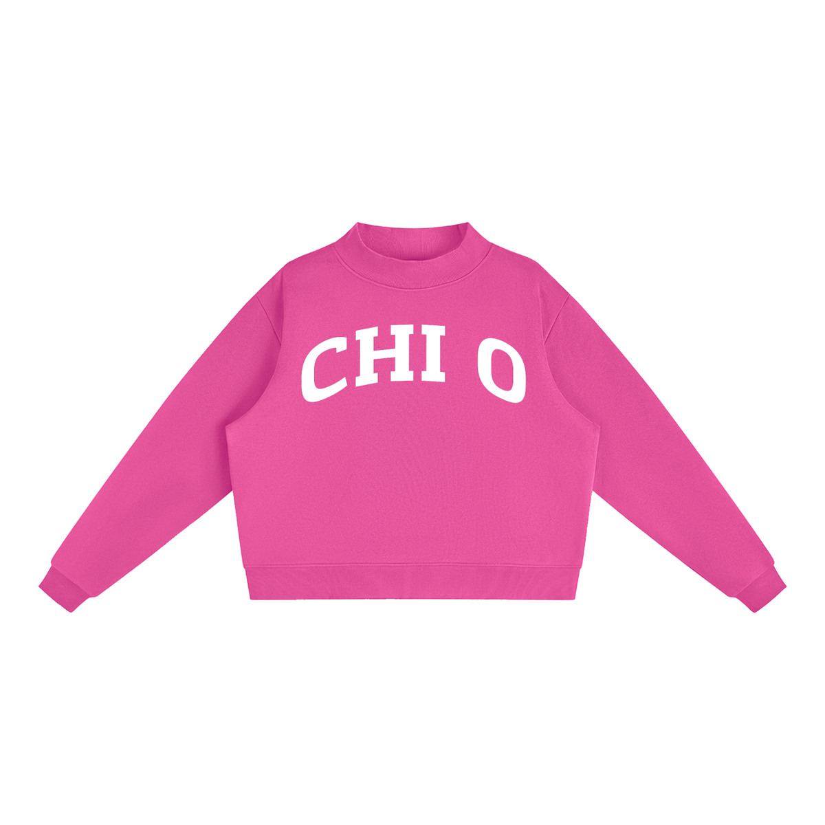 Chi Omega Mock Neck Sweatshirts