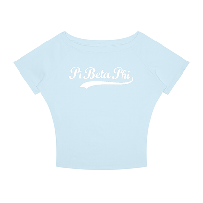 Pi Beta Phi Off the Shoulder Tee