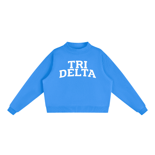 Tri Delta Mock Neck