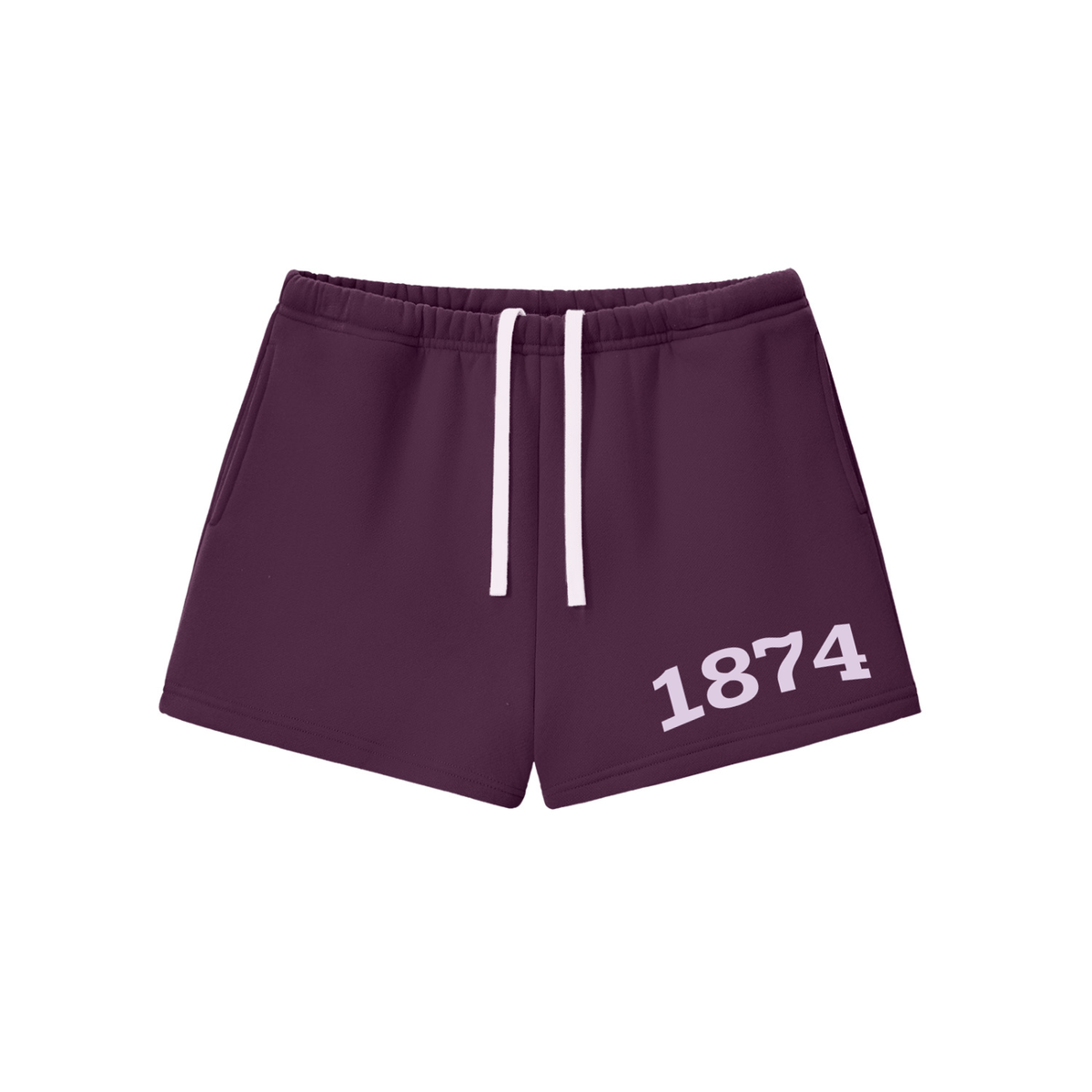 Sigma Kappa Purple Fleece Drawstring Shorts