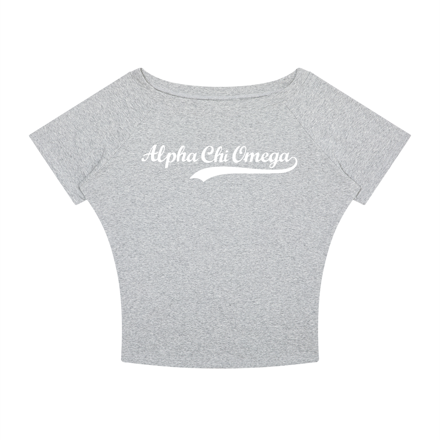 Alpha Chi Omega Off the Shoulder Tee