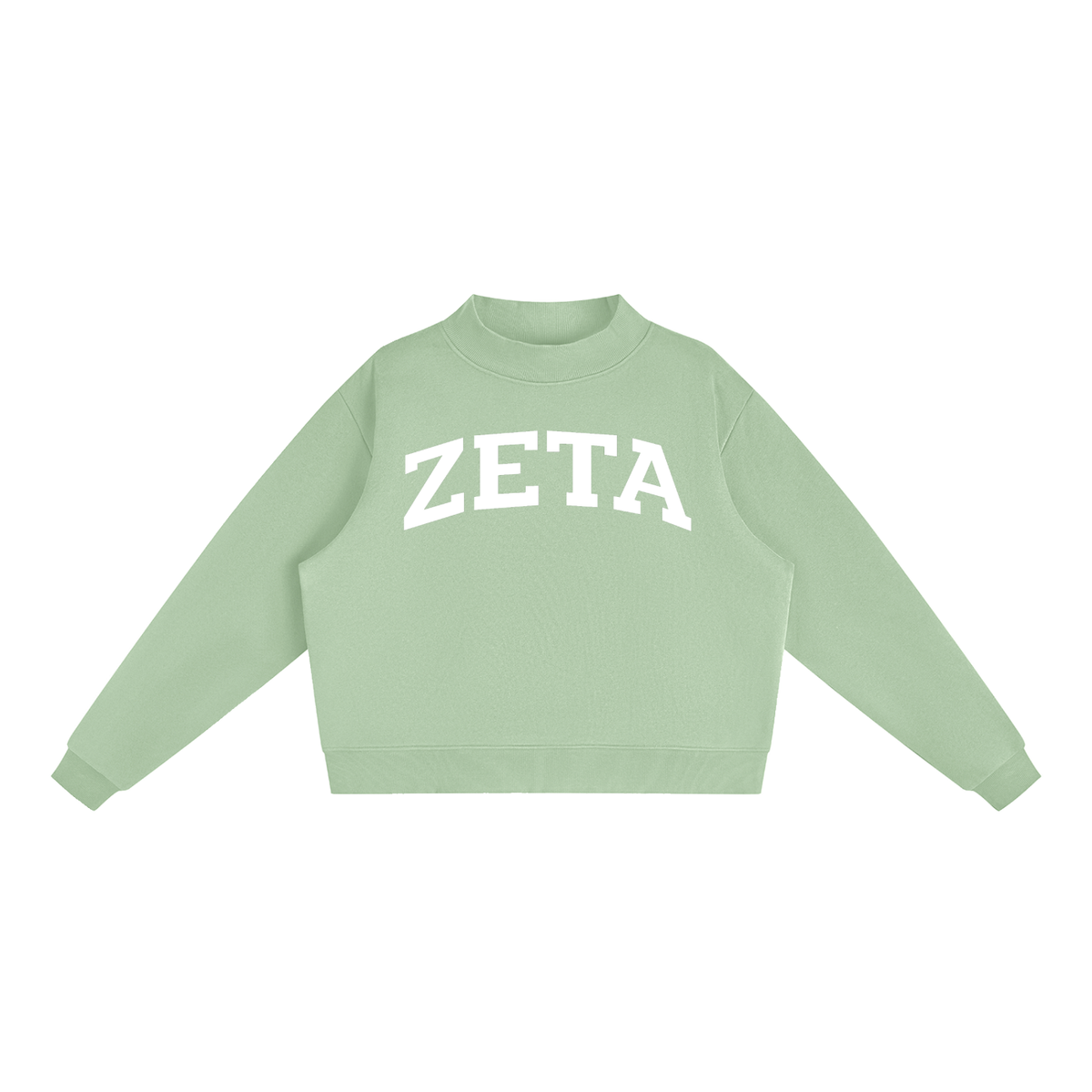 Zeta Tau Alpha Mock Neck Sweatshirt