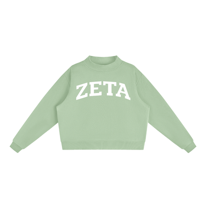 Zeta Tau Alpha Mock Neck Sweatshirt