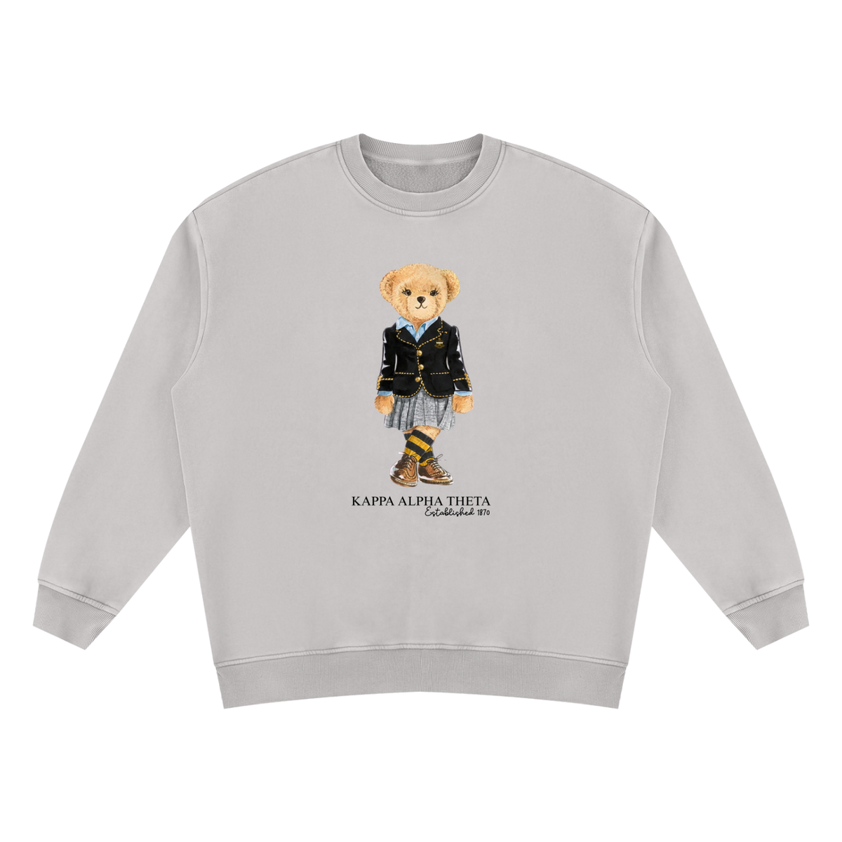Kappa Alpha Theta Sorority Bear Vintage Wash Sweatshirt