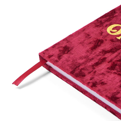Alpha Chi Omega Velvet Notebook