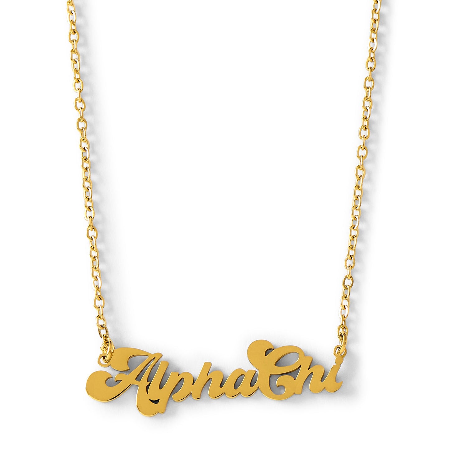 Alpha Chi Omega Retro Necklace
