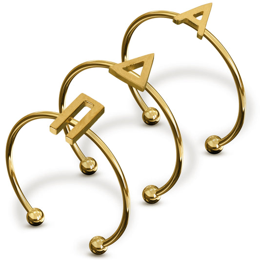 Alpha Delta Pi Gold Ring Stack