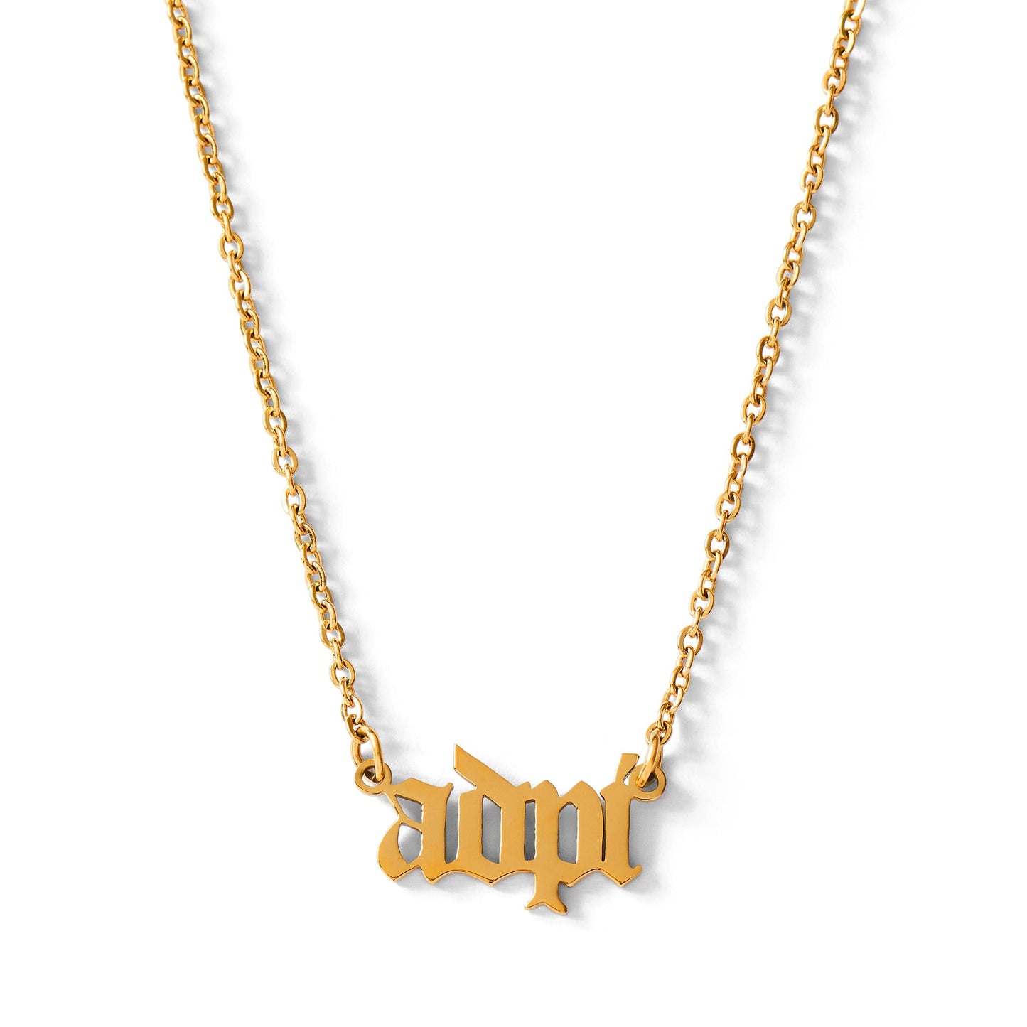 Alpha Delta Pi Old English Necklace