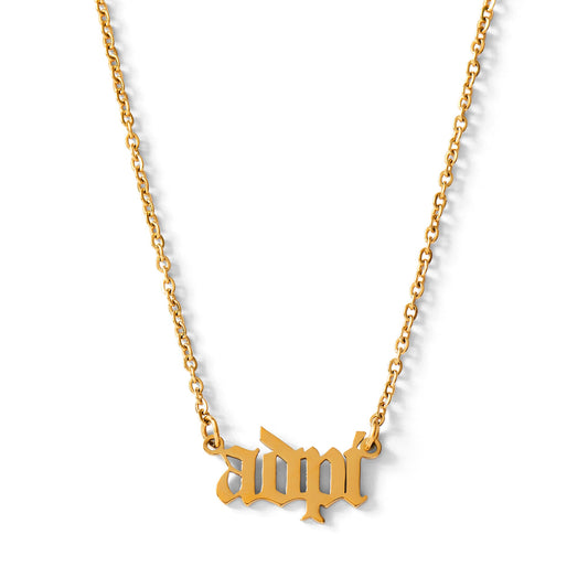 Alpha Delta Pi Old English Necklace