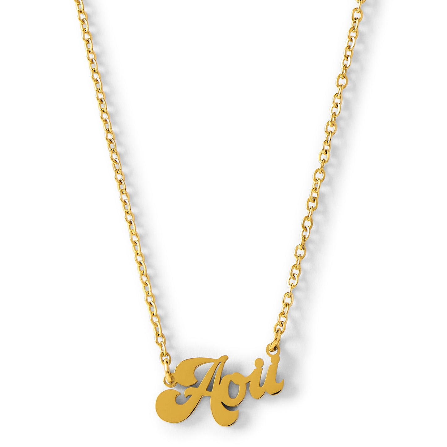 Alpha Omicron Pi Retro Necklace