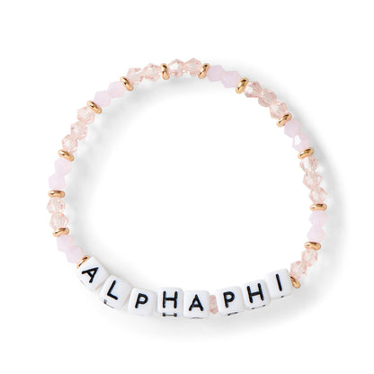 Alpha Phi Glass Bead Bracelet - Ivy Society