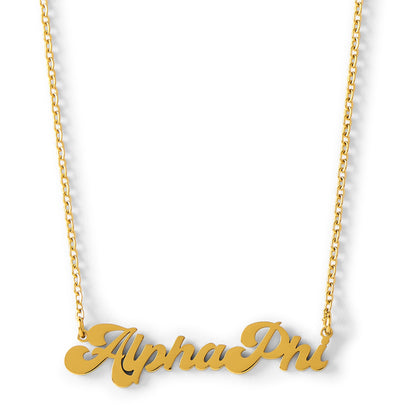 Alpha Phi Retro Necklace - Ivy Society
