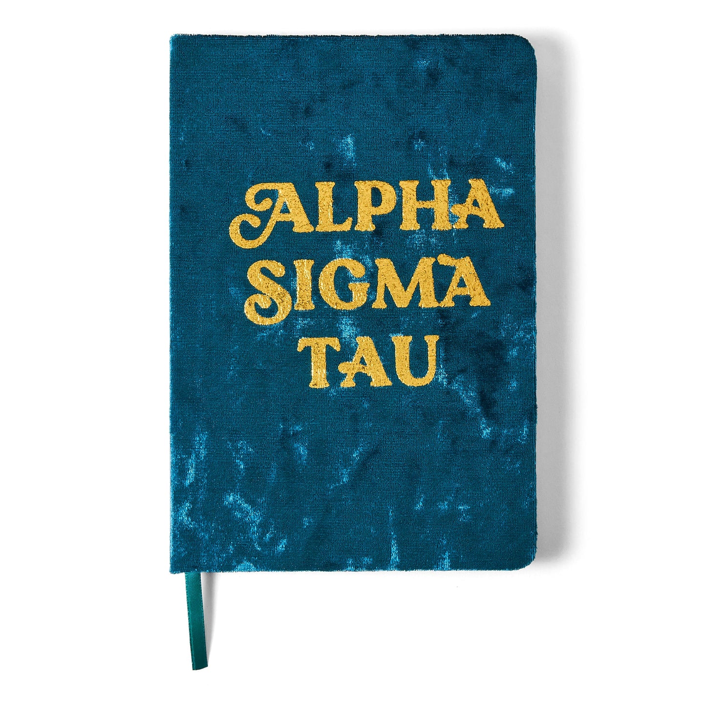 Alpha Sigma Tau Velvet Notebook