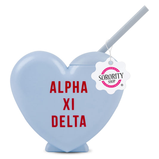 Alpha Xi Delta Heart Tumbler - Ivy Society