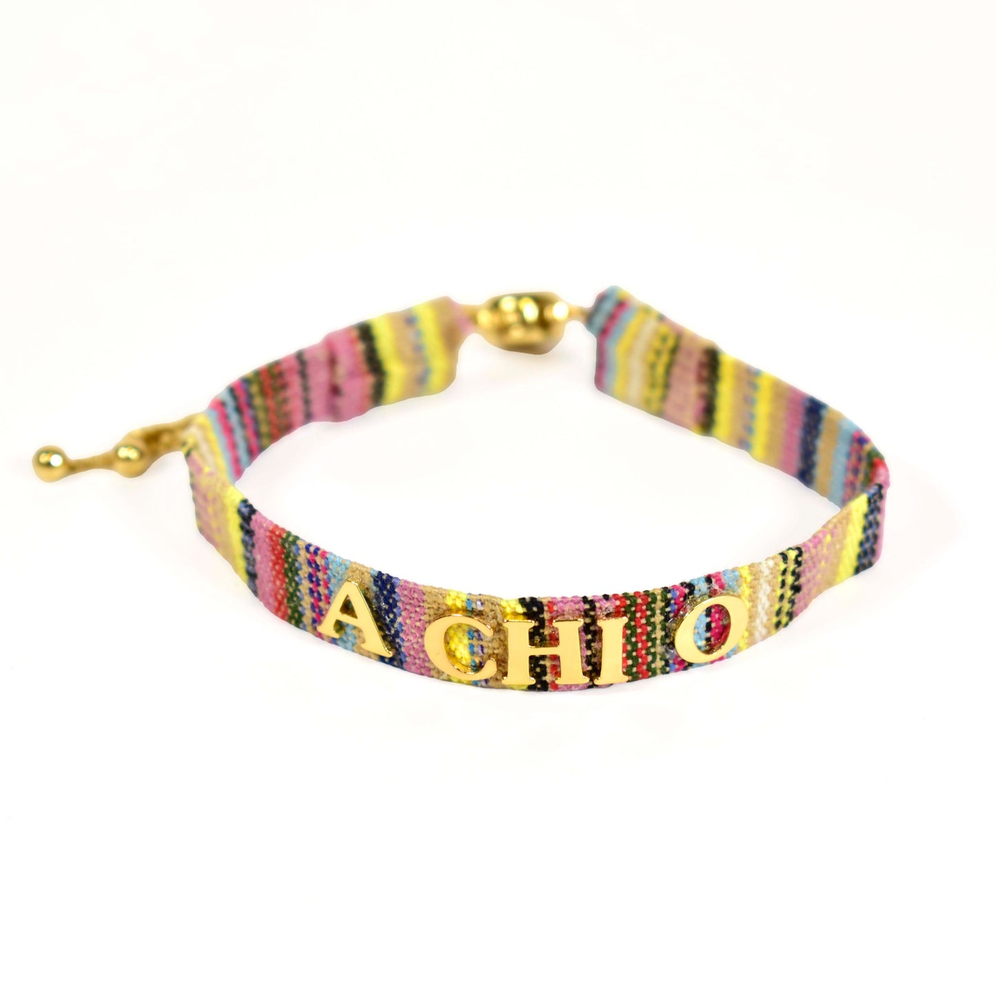 Alpha Chi Omega Woven Bracelet