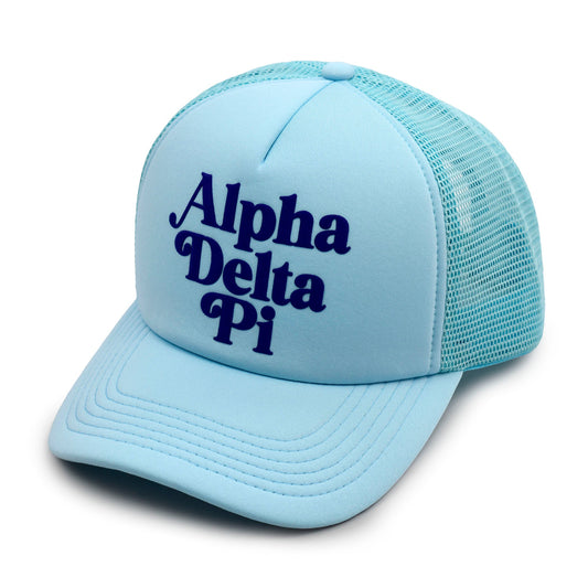 Alpha Delta Pi Puff Print Hat