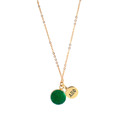 Alpha Epsilon Phi Charm Necklace