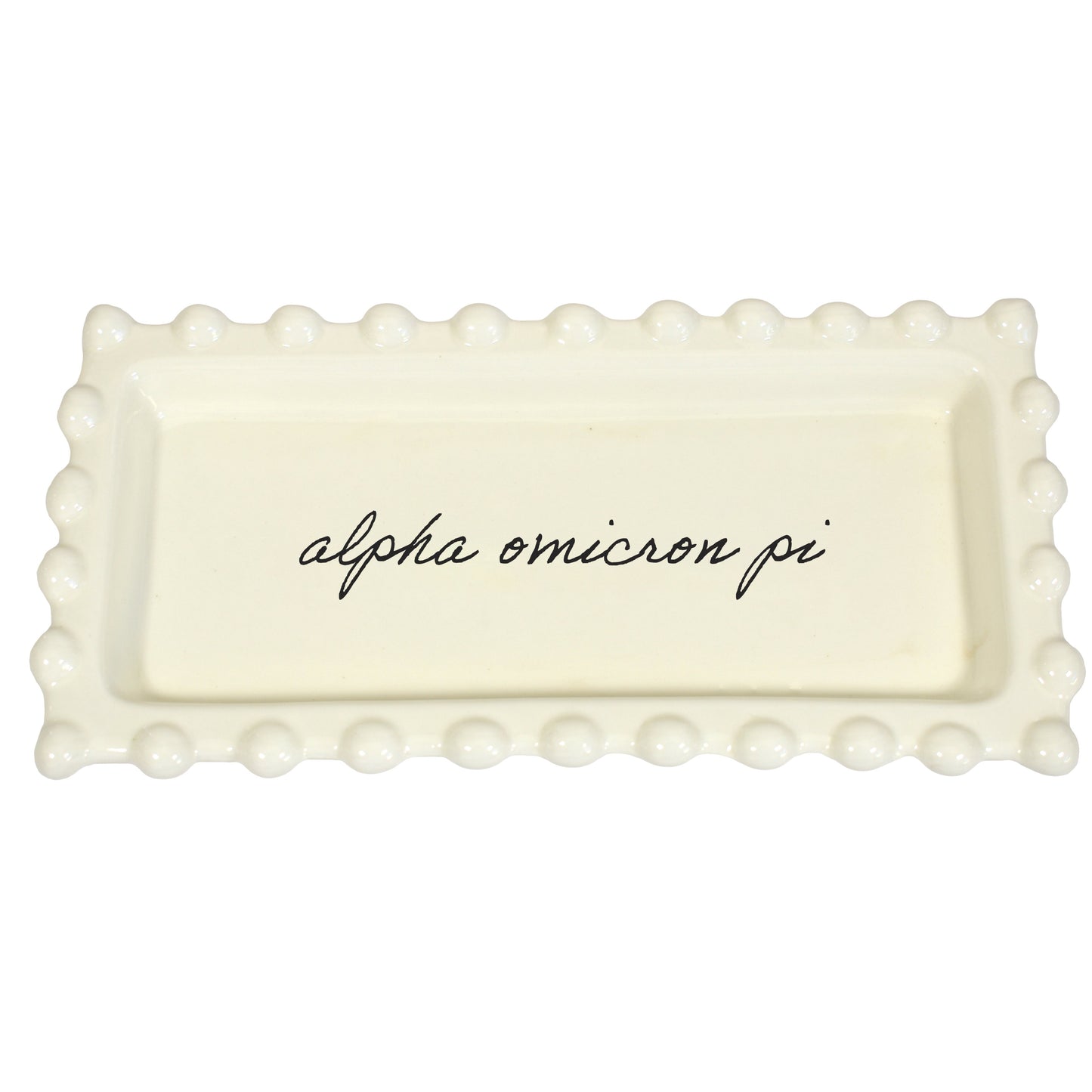 Alpha Omicron Pi Jewelry Dish