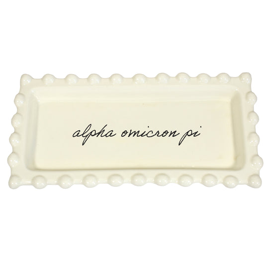 Alpha Omicron Pi Jewelry Dish