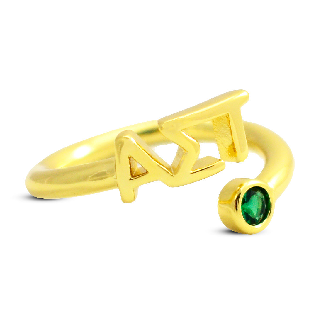 Alpha Sigma Tau Gemstone Ring
