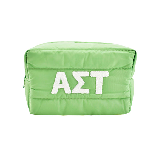 Alpha Sigma Tau Puffer Makeup Bag