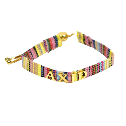 Alpha Xi Delta Woven Bracelet