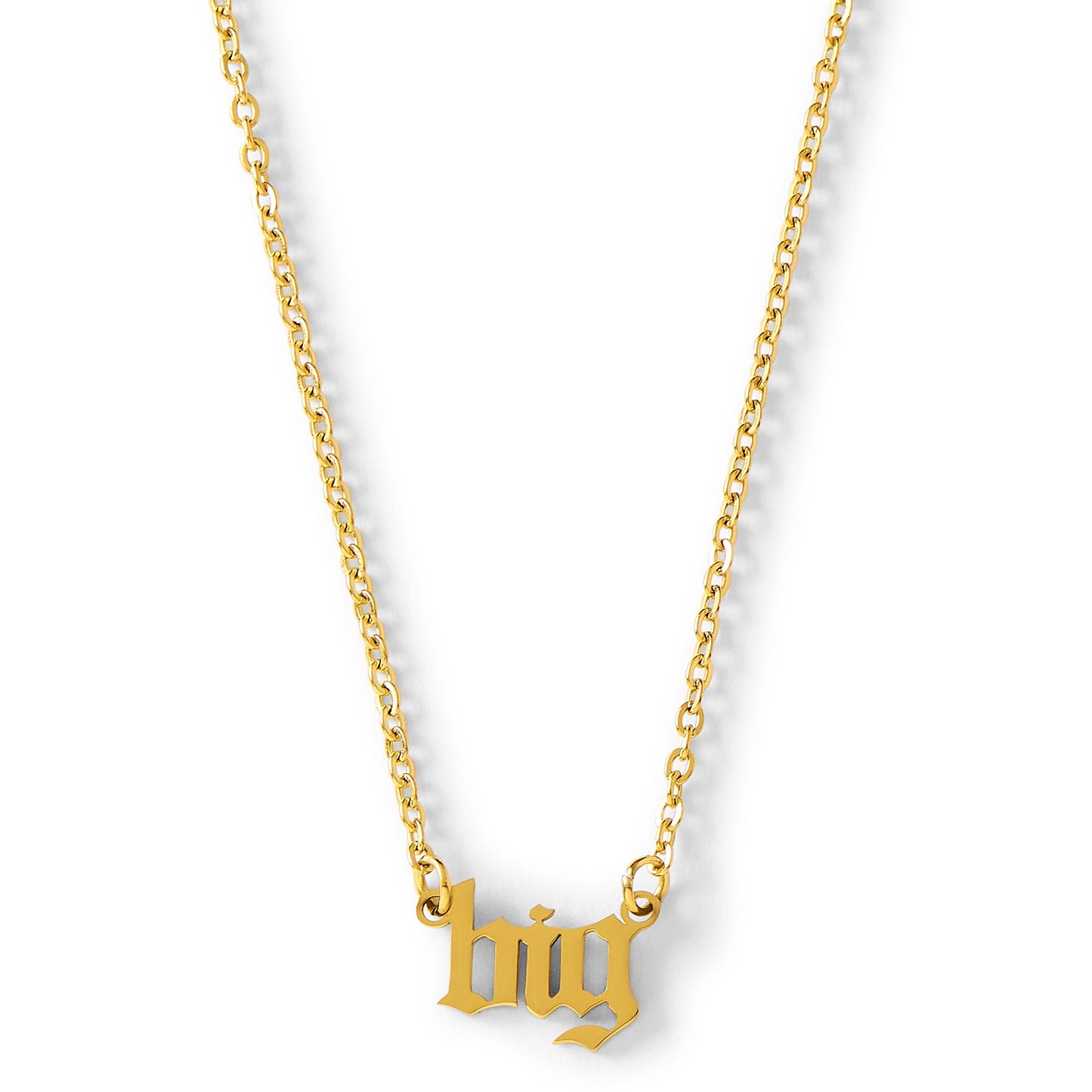 Big Old English Necklace