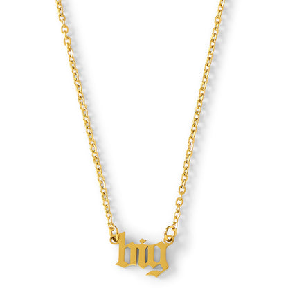 Big Old English Necklace