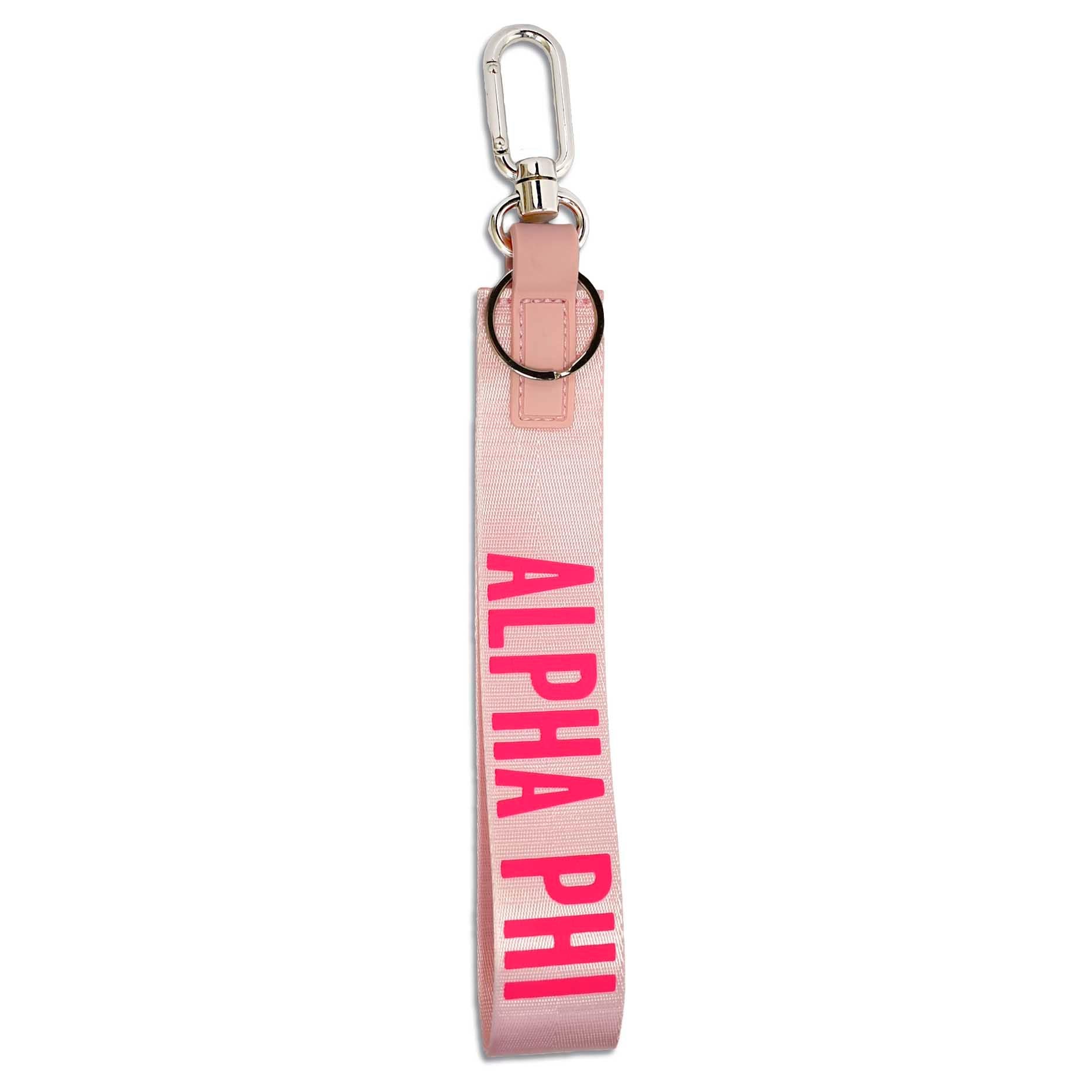 Alpha Keychain Loop Alpha Phi Wristlet Keychain