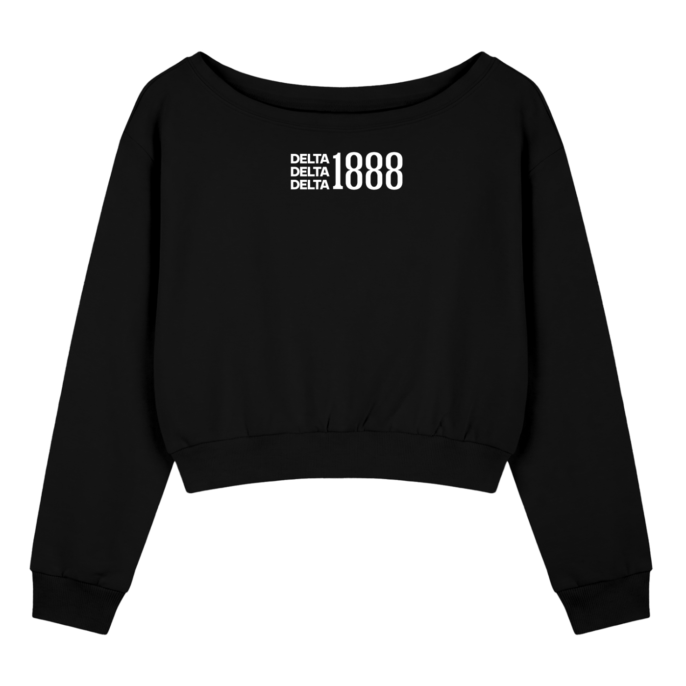 Tri Delta 1888 Off The Shoulder Sweatshirt